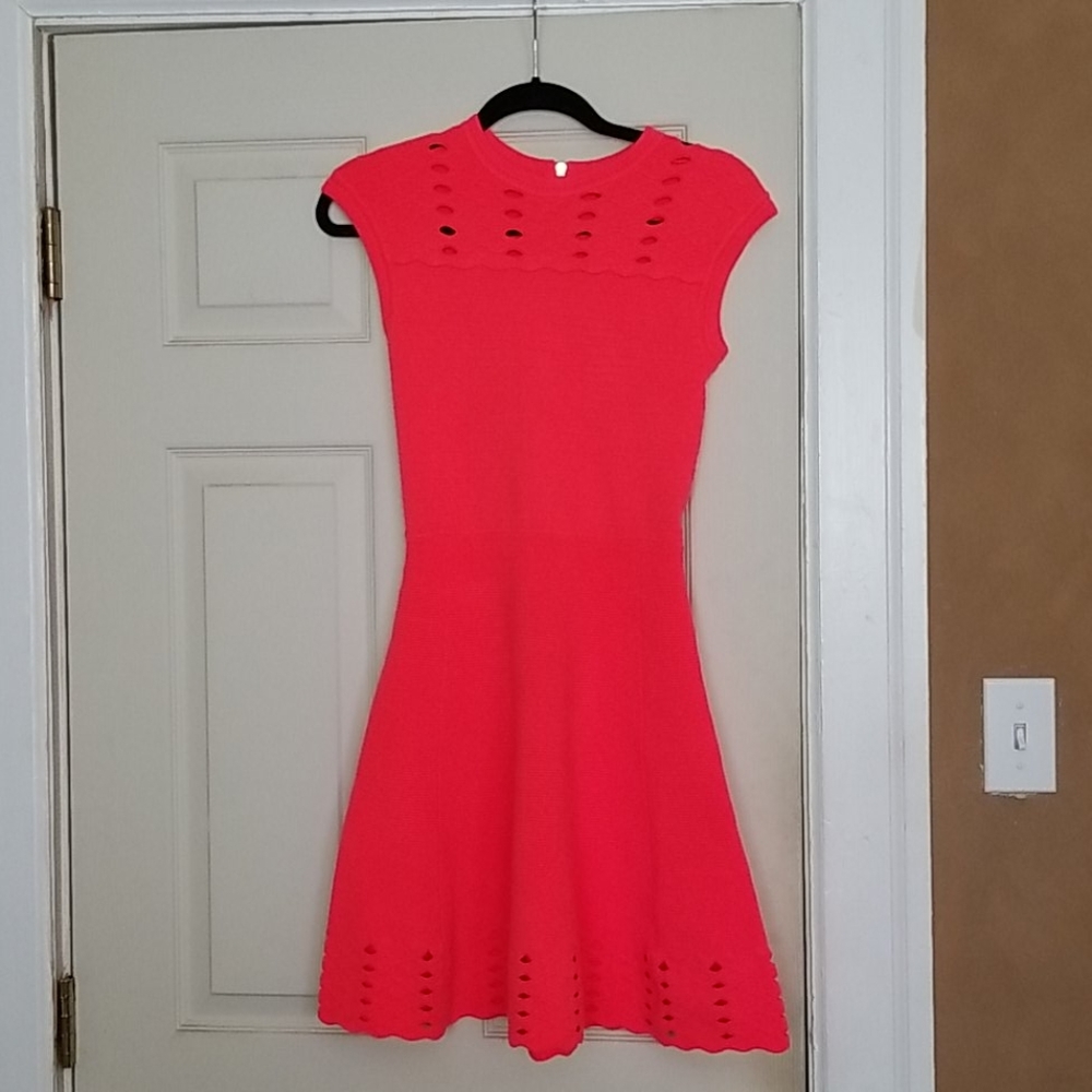 Ted Baker Hot Pink Fabric Dress